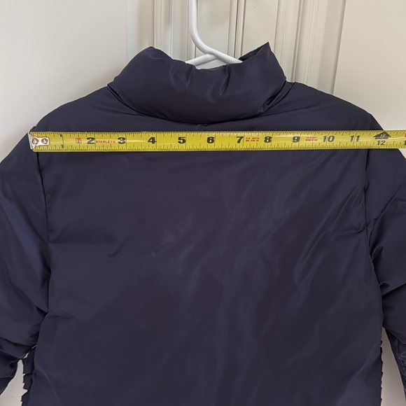 Jacadi girl winter jacket, with packable hide away hoodie, size 6A - Picture 12 of 17